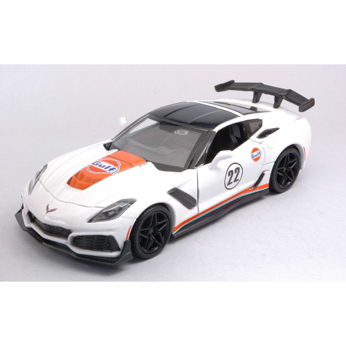 CHEVROLET CORVETTE ZR1 2019 GULF 1:24 MotorMax Auto Stradali Modellino