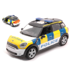 MINI COOPER S COUNTRYMAN UK POLICE 2011 1:24 MotorMax Forze dell'Ordine Die Cast Modellino