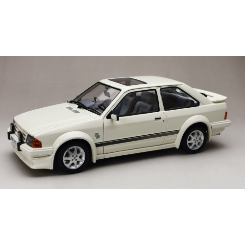 FORD ESCORT MKIII RS TURBO WHITE 1:18 SunStar Auto Stradali Modellino