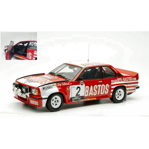 OPEL ASCONA B 400 N.2 WINNER HASPENGOUWRALLY 1982 COLSOUL-LOPES 1:18 SunStar Auto Rally Modellino