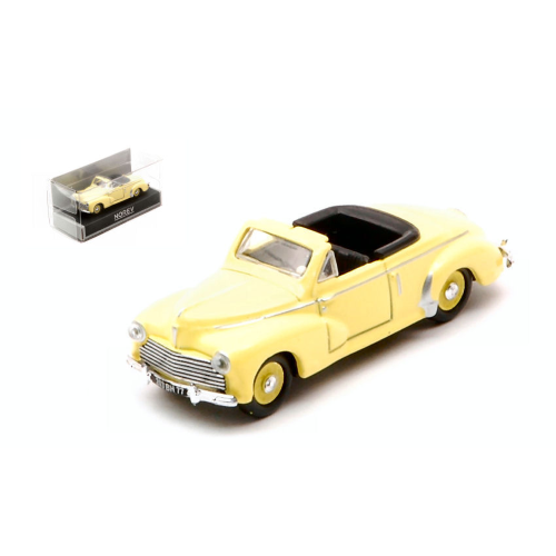 PEUGEOT 203 CABRIOLET 1952 SULPHUR YELLOW 1:87 Norev Auto Stradali Modellino