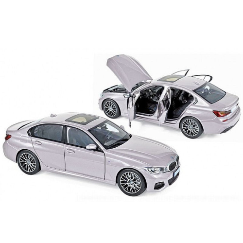 BMW 330i 2019 SILVER 1:18 Norev Auto Stradali Modellino