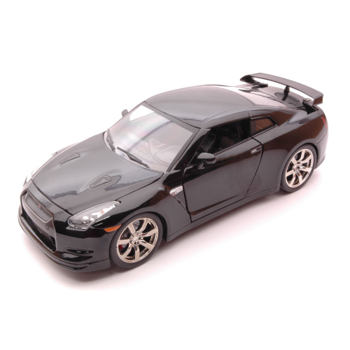 NISSAN GT-R (R35) 2009 BLACK 1:24 Jada Toys Tuning Modellino