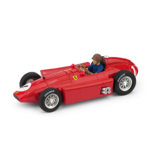 FERRARI D 50 M.FANGIO 1956 N.1 WORLD CHAMPION G.BRITAIN GP W/PILOTE 1:43 Brumm Formula 1 Modellino