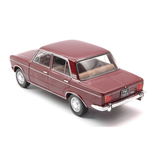 FIAT 125 SPECIAL 1968 DARK RED 1:24 Whitebox Auto Stradali Modellino