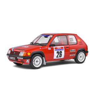 PEUGEOT 205 RALLYE N.26 TOUR DE CORSE 1990 H.DEVIN-F.VISTE 1:18 Solido Auto Rally Modellino