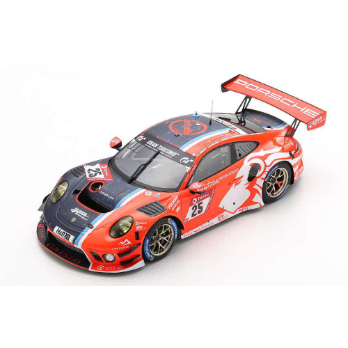 PORSCHE 911 GT3 N.25 WINNER PRO-AM 24 H NURBURGRING 2020 KOLB-HOLZER-MEN 1:18 Spark Model Auto Competizione Modellino