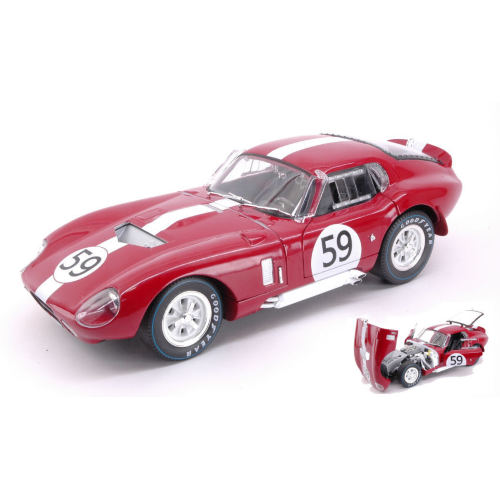 SHELBY COBRA DAYTONA COUPE' N.59 DNF LE MANS 1965 P.HARPER-P.SUTCLIFFE 1:18 CMR Classic Model Replicars Auto Competizione Modellino