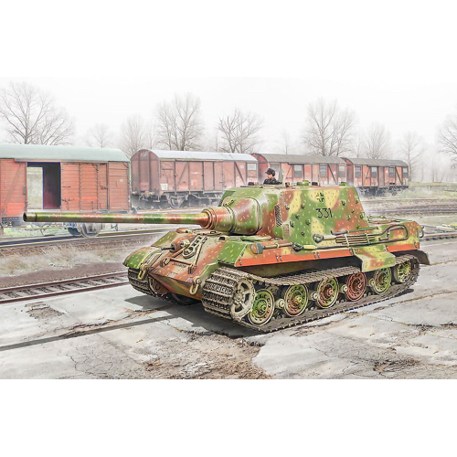 SD.KFZ.186 JAGDTIGER KIT 1:56 Italeri Kit Mezzi Militari Modellino