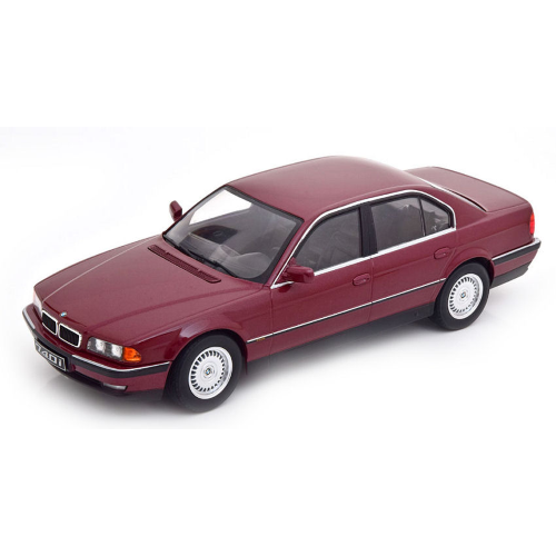 BMW 740i E38 1a SERIES 1994 DARK RED METALLIC 1:18 KK Scale Auto Stradali Modellino
