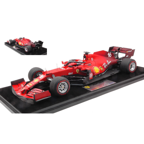 FERRARI SF21 N.16 BAHRAIN GP 2021 CHARLES LECLERC 1:18 Looksmart Formula 1 Modellino