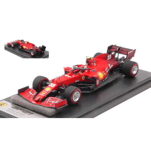FERRARI SF21 N.55 BAHRAIN GP 2021 CARLOS SAINZ JR.1:43 Looksmart Formula 1 Modellino