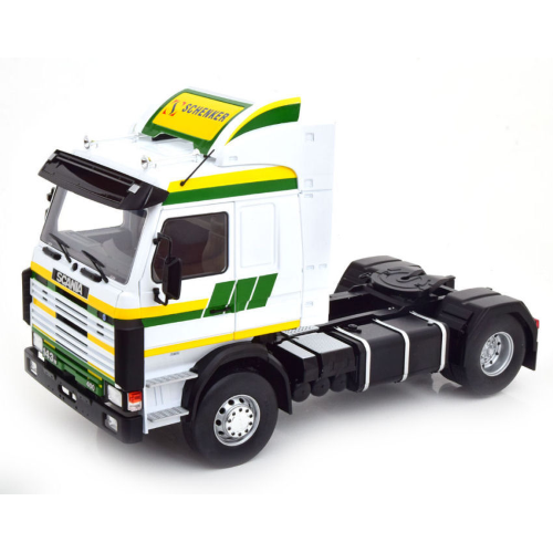 SCANIA 143 TOP 1987 LINE WHITE/GREEN 1:18 ModelCarGroup Camion Modellino