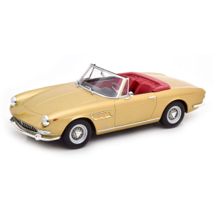 FERRARI 275 GTS PININFARINA SPYDER 1964 GOLD METALLIC 1:18 KK Scale Auto Stradali Modellino
