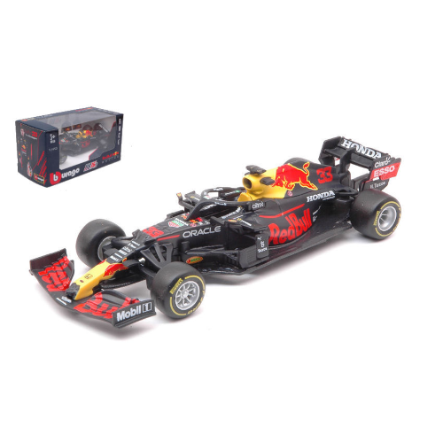RED BULL RB16B MAX VERSTAPPEN 2021 N.33 1:43 Burago Formula 1 Modellino
