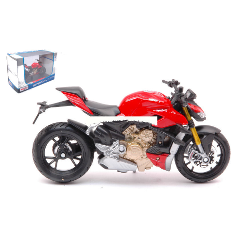 DUCATI SUPER NAKED V4 S 2020 RED 1:18 Maisto Moto Modellino