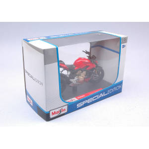 DUCATI SUPER NAKED V4 S 2020 RED 1:18 Maisto Moto Modellino