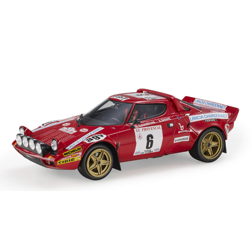 LANCIA STRATOS HF N.6 WINNER TOUR DE CORSE 1975 DARNICHE-MAHE 1:18 TopMarques Auto Rally Modellino