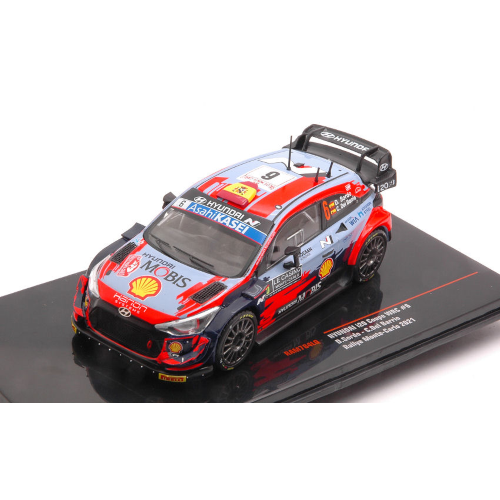HYUNDAI i20 COUPE WRC N.6 RALLY MONTE CARLO 2021 SORDO-DEL BARRIO 1:43 Ixo Model Auto Rally Modellino