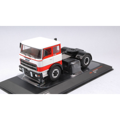FIAT 619 N1 1980 TRACTOR TRUCK 2-ASSI WHITE/RED 1:43 Ixo Model Camion Modellino