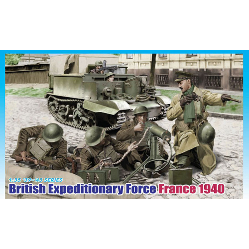 BRITISH EXPEDITIONARY FORCE KIT 1:35 Dragon Kit Figure Militari Modellino