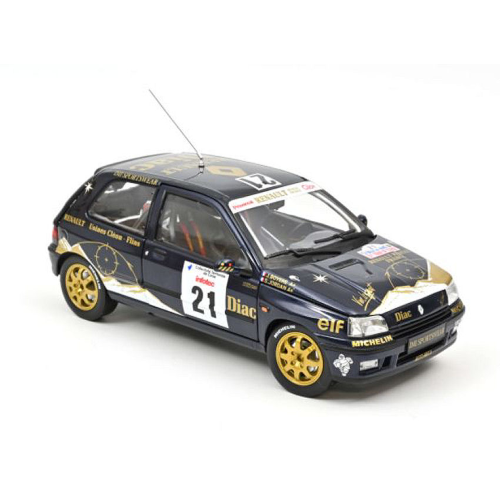 RENAULT CLIO WILLIAMS N.21 TOUR DE CORSE 1993 S.JORDAN-J.BOYERE 1:18 Norev Auto Rally Modellino