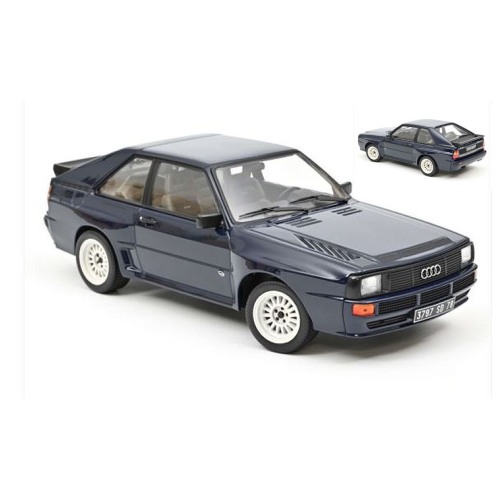 AUDI SPORT QUATTRO 1985 DARK BLUE 1:18 Norev Auto Stradali Modellino