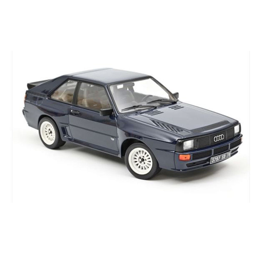AUDI SPORT QUATTRO 1985 DARK BLUE 1:18 Norev Auto Stradali Modellino