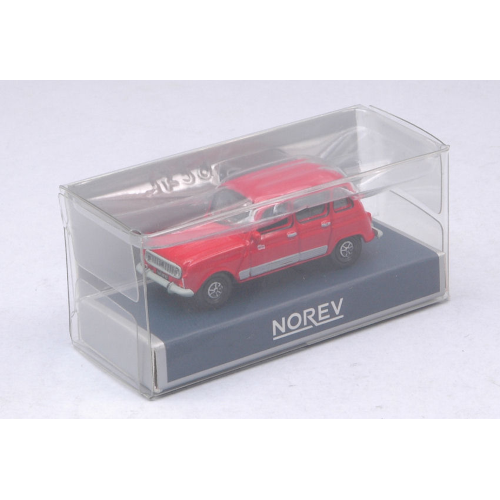 RENAULT 4 GTL 1987 RED 1:87 Norev Auto Stradali Modellino