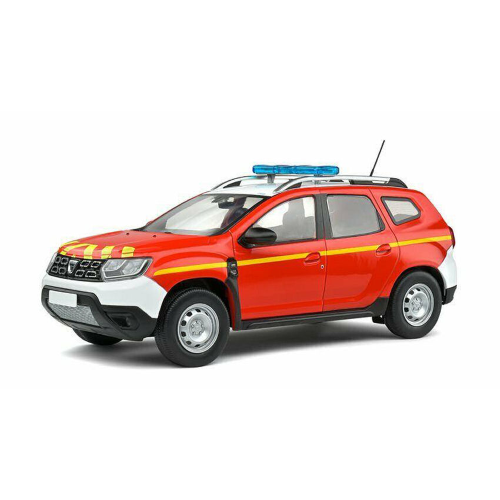 DACIA DUSTER PH.2 POMPIER 2021 1:18 Solido Pompieri Modellino