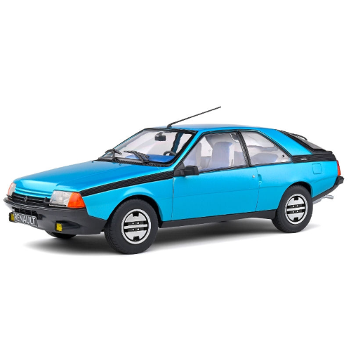 RENAULT FUEGO GTS 1980 BLUE 1:18 Solido Auto Stradali Modellino
