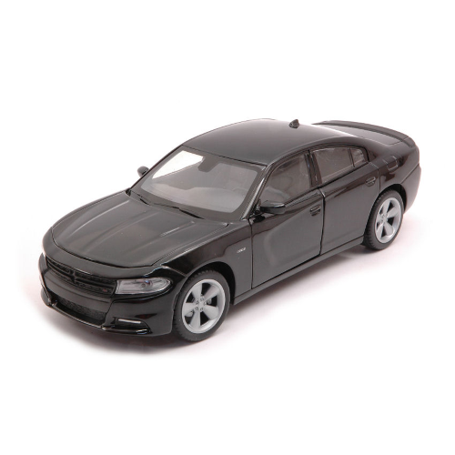 DODGE CHARGER R/T 4-DOOR 2016 BLACK 1:24 Welly Auto Stradali Modellino