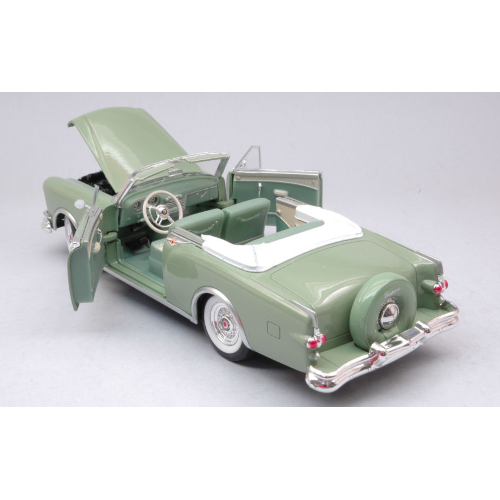 PACKARD CARIBBEAN CABRIO 1953 OLIVE GREEN 1:24 Welly Auto Stradali Die Cast Modellino