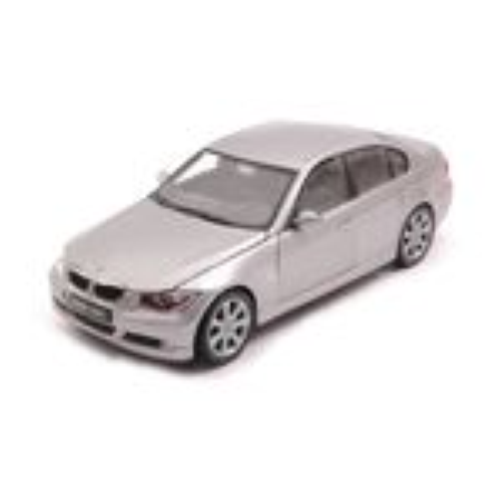 BMW 330 I 2007 SILVER 1:24 Welly Auto Stradali Modellino