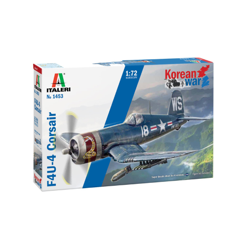 F-4U4 CORSAIR KOREAN WAR KIT 1:72 Italeri Kit Aerei Modellino