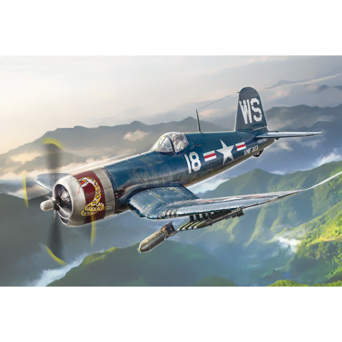 F-4U4 CORSAIR KOREAN WAR KIT 1:72 Italeri Kit Aerei Modellino