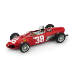 FERRARI 156 P.HILL 1961 N.38 3rd MONACO GP WORLD CHAMPION WITH PILOTE 1:43 Brumm Formula 1 Die Cast Modellino