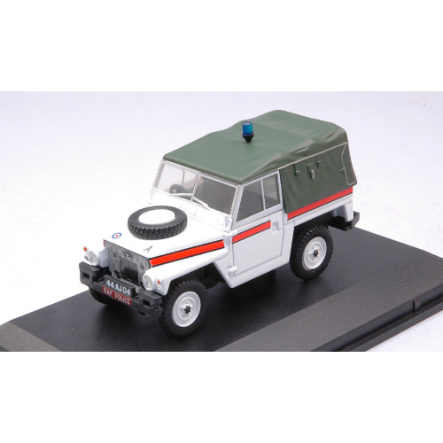 LAND ROVER LIGHTWEIGHT 1973 RAF POLICE 1:43 Oxford Forze dell'Ordine Modellino