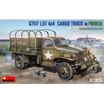 1,5t 4x4 G7117 CARGO TRUCK W/WINCH.KIT 1:35 Miniart Kit Mezzi Militari Die Cast Modellino