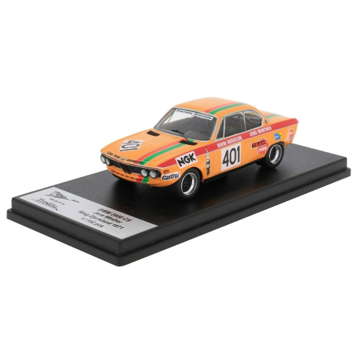 BMW 2800 CS COUPE N.401 ROSKILDE RING 1972 JENS WINTHER 1:43 Trofeu Auto Competizione Modellino