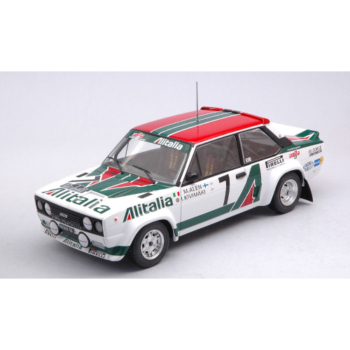FIAT 131 ABARTH N.7 RALLY ACROPOLIS 1978 ALEN-KIVIMAKI 1:24 Ixo Model Auto Rally Modellino