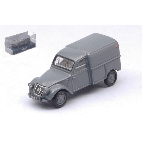 CITROEN 2 CV AU 1953 DARK GREY 1:87 Norev Auto Stradali Modellino