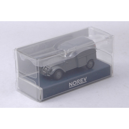 CITROEN 2 CV AU 1953 DARK GREY 1:87 Norev Auto Stradali Modellino