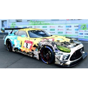 MERCEDES GT3 N.2 9th 24 H NURBURGRING 2020 HAPT-BASTIAN-ELLIS-BUURMAN 1:18 Spark Model Auto Competizione Modellino