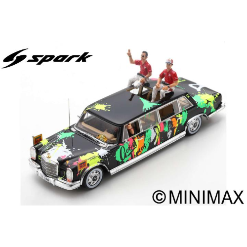 MERCEDES S-CLASS 600 PULLMAN 1969 REBELLION RACING PARADE PILOTES (CAR N.1) LE MANS 2019 1:43 Spark Model Auto Competizione Modellino