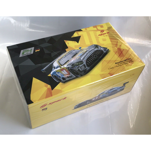 MERCEDES GT3 N.2 9th 24 H NURBURGRING 2020 HAPT-BASTIAN-ELLIS-BUURMAN 1:18 Spark Model Auto Competizione Modellino