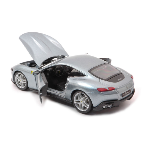 FERRARI ROMA 2020 SILVER 1:24 Burago Auto Stradali Modellino