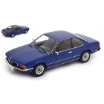 BMW 6er 633 CSI (E24) 1976 DARK BLUE METALLIC 1:18 ModelCarGroup Auto Stradali Die Cast Modellino