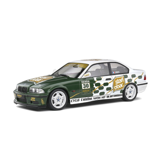 BMW E36 M3 COUPE' 1994 STARFOTICTAC GREEN 1:18 Solido Auto Competizione Modellino