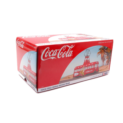 COCA COLA SINGLE DECKER TRAM 1:76 Corgi Autobus Modellino